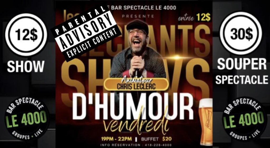 SHOW D'HUMOUR CHRIS LECLERC